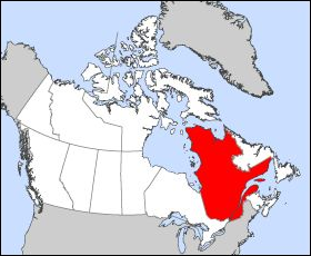 Carte du Québec